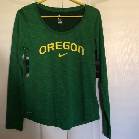 NEW Nike University of Oregon Long Sleeve TShirt Size Small - Picture 5 of 8